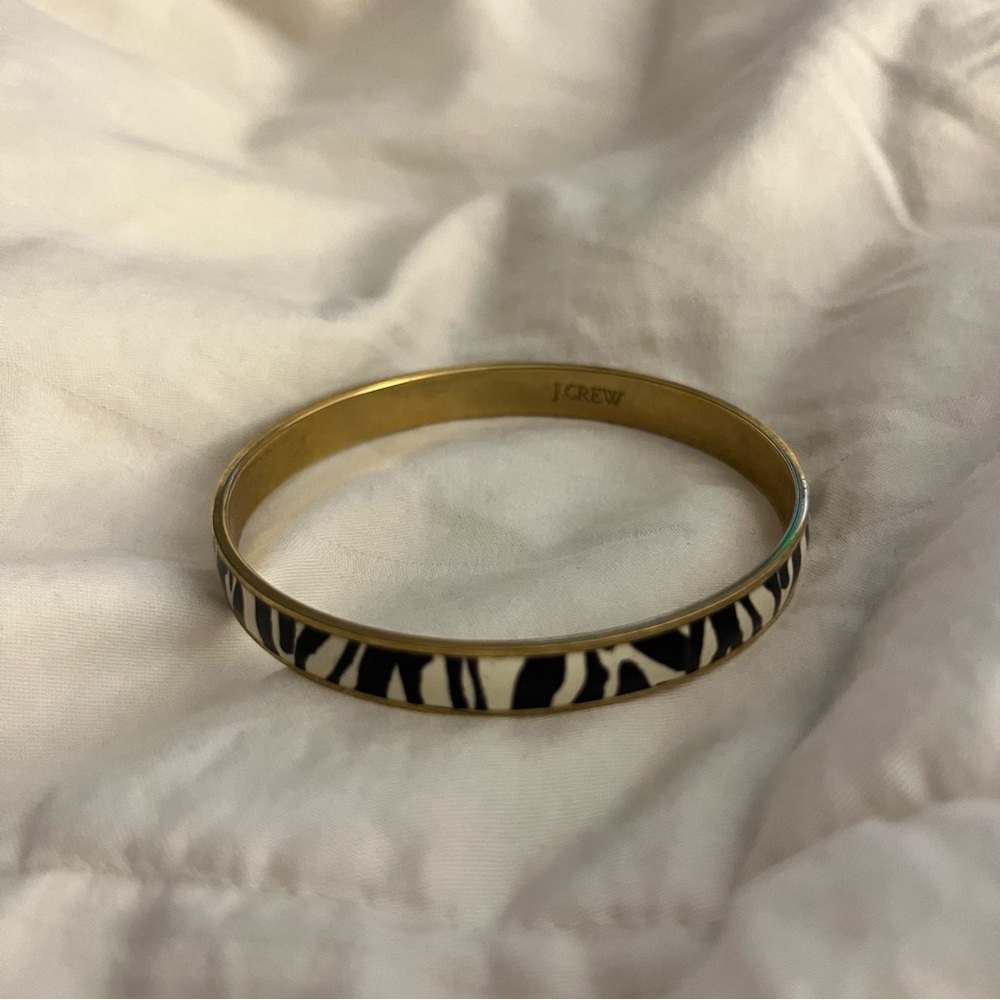 J Crew Zebra Bangle